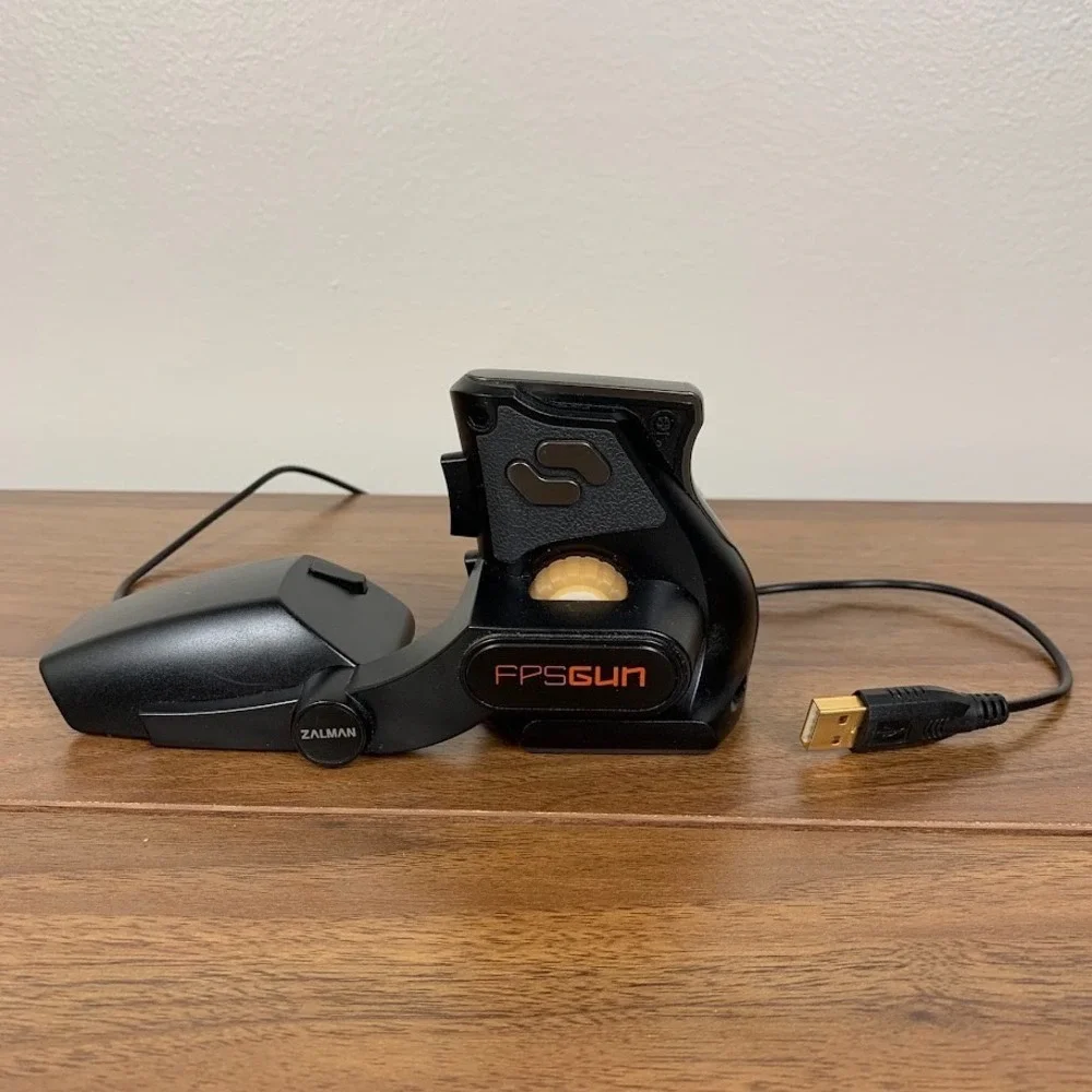 Zalman FG1000 Black 6-Button 5V USB Wired‎ Ergonomic Gaming Gun Mouse